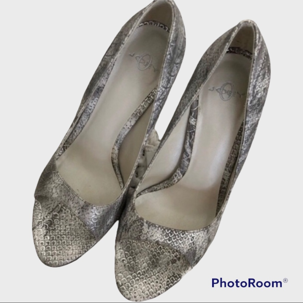 Joey Snake Skin Heels (mev)